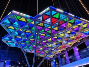 Large-Scale Architectural Facade Lighting Panel Project