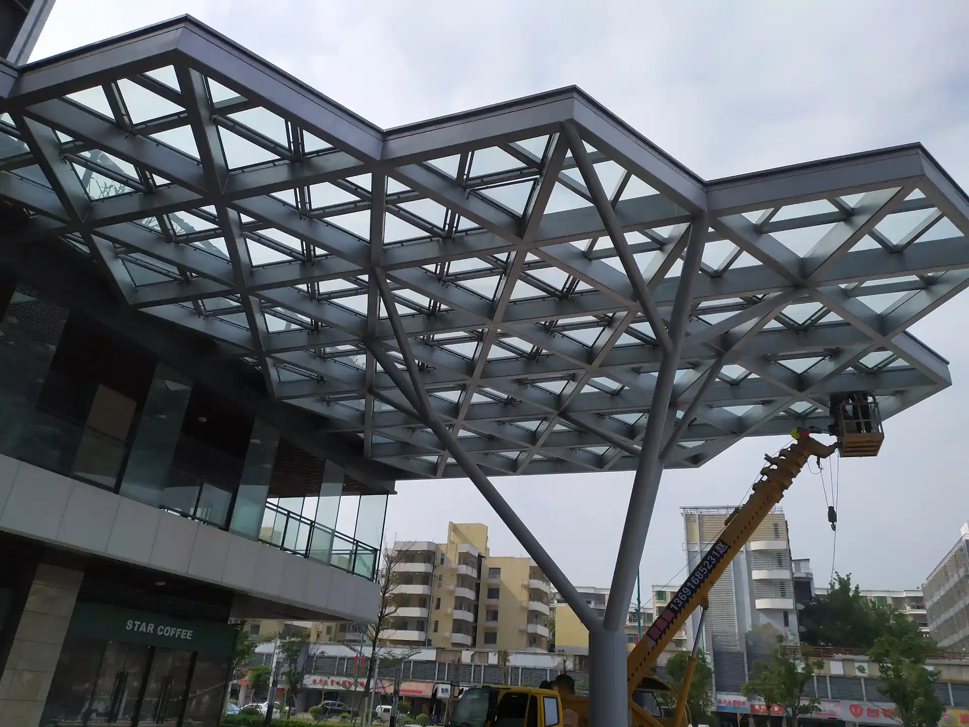 Large-Scale Architectural Facade Lighting Panel Project
