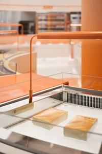 Custom Light Panel Application for Refrigerated Food Display Cabinets