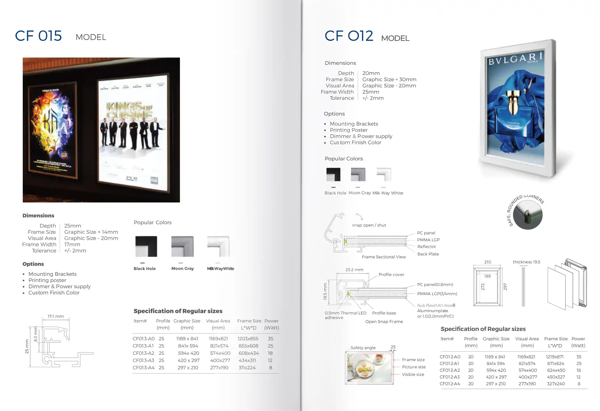 Single-Sided Snap Frame Lightbox introduce 01