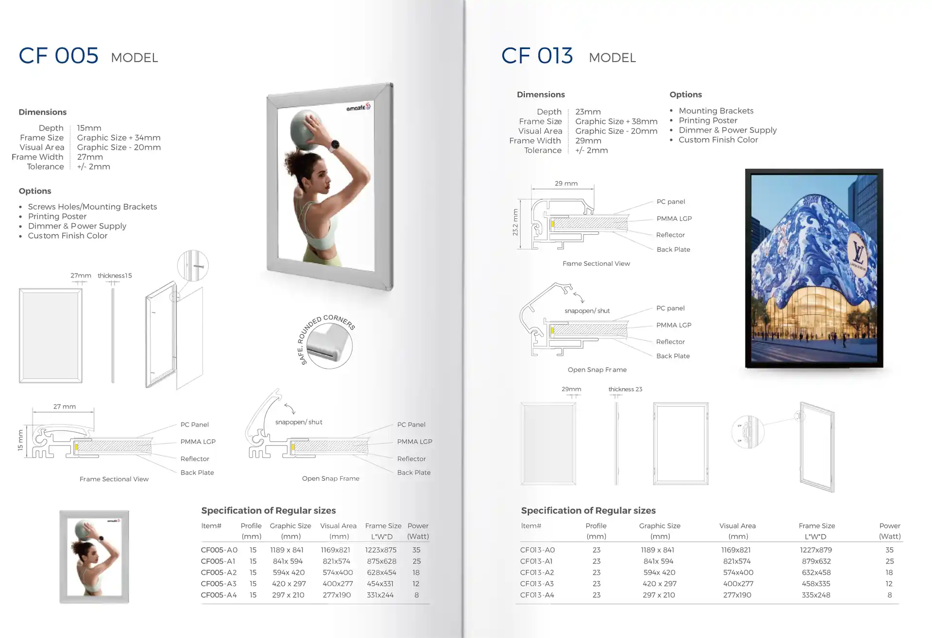 Single-Sided Snap Frame Lightbox introduce