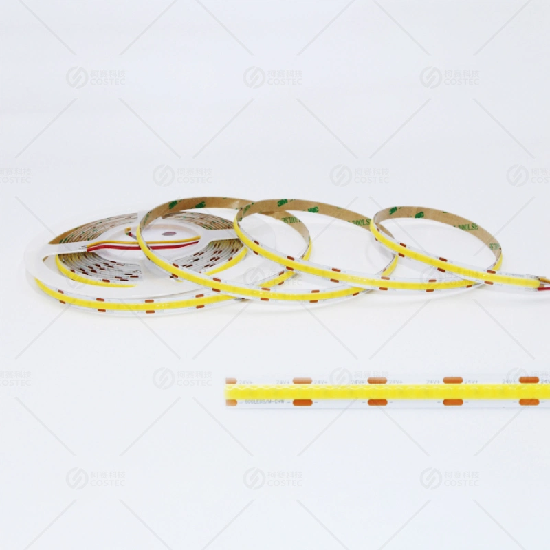 600 LEDs/m 2-Wire Tunable White Spliced PCB COB LED Strip product image