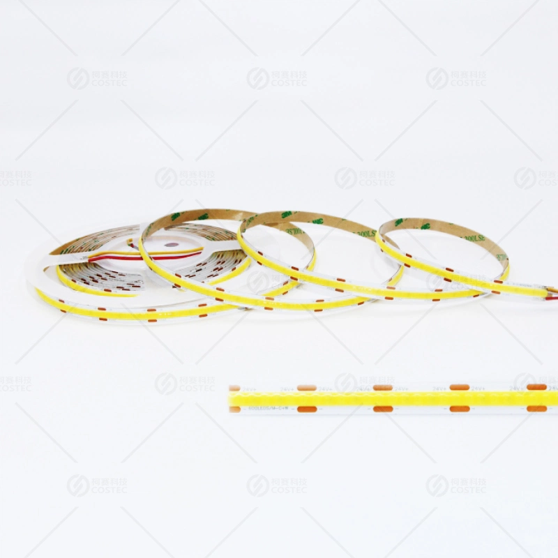 608 LEDs/m 3-Wire Tunable White Spliced PCB COB LED Strip